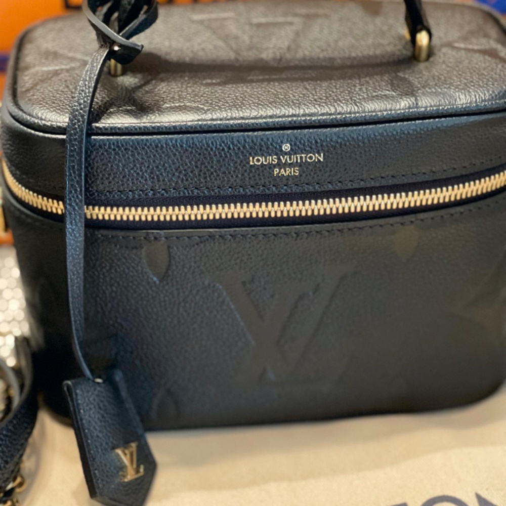 Louis Vuitton Vanity PM Black Monogram Empreinte Leather - Picture 3 of 12